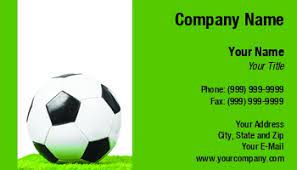 Click any business card design to see a larger version and download it. Sports Business Cards