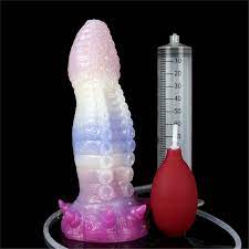 Amazon.com: Tentacle Squirting Dildo with Suction Bulb Syringe 8.5 Inch  Animal Ejaculating Dildos Thick Anal Plug Adult Sex Toys for Men Woman ( Squirting Pink Blue White) : Health & Household