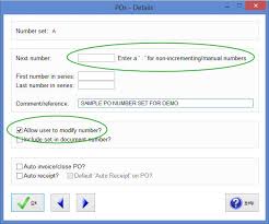 The main difference is that a po number comes from the client. Entering Po Numbers Manually In Your Free Purchase Order Software The Free Procurement Project