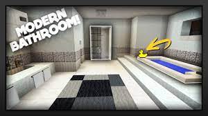 See more ideas about minecraft minecraft room and minecraft birthday party. Minecraft How To Make A Modern Bathroom Youtube