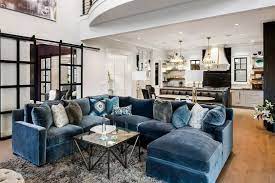 50 Favorites For Friday 38 Design Matters Blue Living Room Living Room Sectional Home Living Room