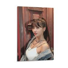 TWICE MoMo Super Girl Idol Team Sexy Photo Poster 2 Painting On Canvas Wall  Art Poster Scroll Pictur : Amazon.co.uk: Home & Kitchen