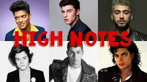Male Singers Hitting High Notes C5 C6 Youtube