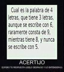 Te damos 45 preguntas capciosas con respuestas difíciles y divertidas, que te harán pensar o te cómo pensar rápidamente respuestas ingeniosas. Cual Es La Respuesta Que No Me La Seee Acertijos Adivinanzas Con Respuestas Acertijos Mentales