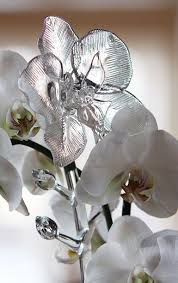 Fastens securely with metal clasp. Waterford Crystal Fleurology Orchid Flower Waterford Crystal Crystal Flower Glass Flowers