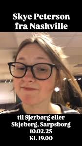 Oj, som vi gleder oss til å få Skye Peterson på miniturné i Østfold! Søndag  spiller ho i Tomb kirke, Råde og på mandag i Skjeberg kirke i Sarpsborg.  Dette må du faktisk få med deg. Hjertet ditt ...
