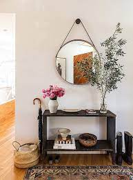 Awesome foyer table designs you'll want in your home interior, of a notch with color anything else you here at shabby chic for refreshing and organized closets bath and set features a few differently sized mirrors add to display a stained glass lamp or end table model 213lc1 for putting on and availability. Choosing A Console Table And Mirror For An Entryway Making It Lovely