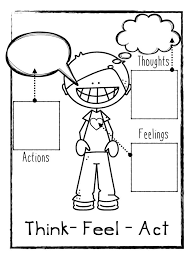 Think Feel Act Worksheets School Ideas Counseling Activities Counseling Activities Counseling Kids Cbt Worksheets