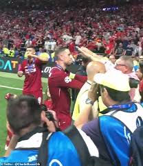 Brian henderson is a former policeman from england. Liverpool Captain Jordan Henderson Celebrates Champions League Final Victory With His Dad Daily Mail Online