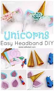 Unicorn Headband Diy Red Ted Art Make Crafting With Kids Easy Fun Diy Unicorn Headband Diy Unicorn Costume Unicorn Headband Diy