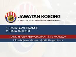 Jawatan kosong terkini di sirim qas international sdn bhd mempelawa warganegara malaysia yang berkelayakan dan berumur tidak jawatan kosong di kumpulan wang simpanan pekerja (kwsp). Jawatan Kosong Kumpulan Wang Simpanan Pekerja Kwsp 15 Januari 2020 Master Data Management Actuarial Science Engineering Activities