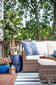 The crates are storage compartment. Small Deck Decorating Ideas Simple Tips For Creating A Backyard Oasis