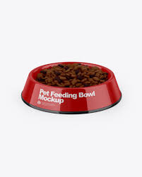 Download Glossy Pet Feeding Bowl Mockup In Cup Bowl Mockups On Yellow Images Object Mockups