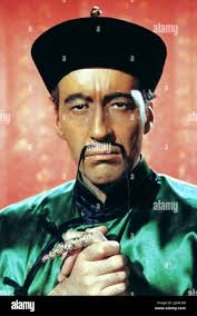 CHRISTOPHER LEE, THE BRIDES OF FU MANCHU, 1966 Stock Photo