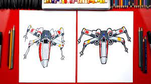 How To Draw An X Wing From Star Wars - Art For Kids Hub -