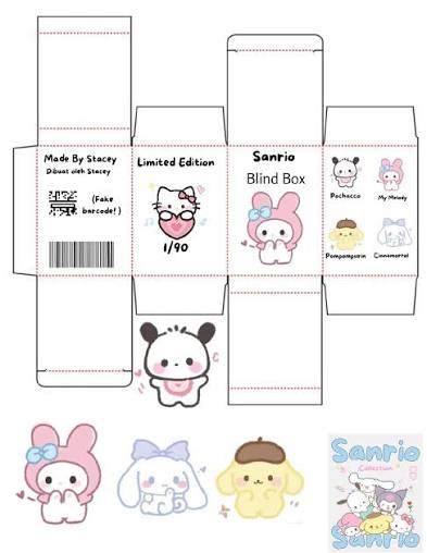 Blind Box Template Normal Paper | TikTok