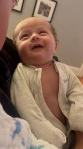 That SWEET smile 🥰😍 this little boy melts my heart and he adores his  daddy!!