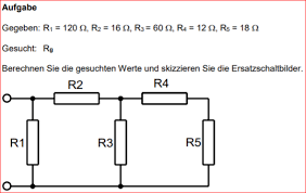 Widerstand Berechnen Bei Gemischter Schaltung Schule Technik Physik