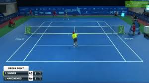 2020 australian open first round win tennis channel interview. Illya Marchenko Ukr V Jannik Sinner Ita I Atp Challenger Andria 2018 R1 Youtube