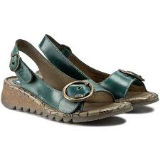 Sandals Fly London Tram P500452021 Petrol Casual Sandals Sandals Mules And Sandals Women S Shoes Efootwear Eu