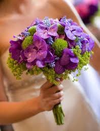 Purple and lime green wedding bouquets. Pin By Christine Drassal On Wedding Ideas Green Wedding Flowers Purple And Green Wedding Wedding Flowers