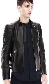 Acne Studios Oliver Black Jackets Men Fashion Acne Leather Jacket Leather Jacket Men