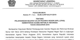 Hubungi perusahaan impianmu sekarang, dengan melamar online di jobs.id! Kemenag Buka 5 815 Formasi Cpns 2019 Ini Rinciannya Halaman All Kompas Com