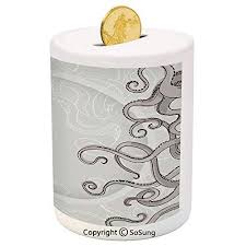 I have broken down this tutorial into many steps in order to make it as easy as possible for you to learn how to draw. Sosung Kraken Decor Ceramic Piggy Bank Fish Octopus Tentacles With A C Toyscentral Europe