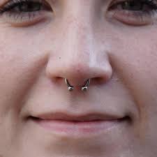 Septum piercing circular barbell best sale