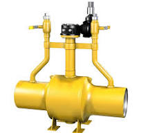 Редукторный шаровой кран DN1400 PN25 полностью сварной ...