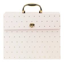 Office Depot Letter Case File Pinkgold Dots Office Depot