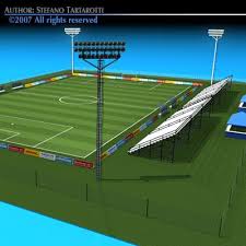 Soccer Field 3d Model Soccer Field Field Sports Training Facility