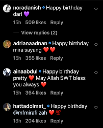 Terima kasih atas ucapan hari lahir. Usia Saya Meningkat Setahun Di Hari Indah Ini Mira Filzah Terima Lebih 11 000 Ucapan Hari Lahir Gempak