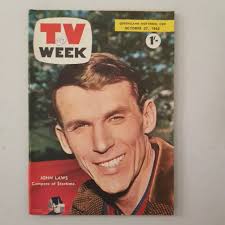 TV WEEK BRISBANE October 27 1962 John Laws Bonanza colour article $29.99