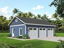 I also included powder coated screws and made the sliding doors all steel frame (instead of the wood components of the 84® lumber pole building). Garage Plan 40858 3 Car Garage Traditional Style