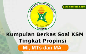 Check spelling or type a new query. Contoh Soal Ksm Mi Mts Dan Ma Tingkat Provinsi Tahun 2018