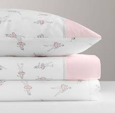 Dancing ballerina bed in a bag this bedding set is designed to be fun and whimsical and get your child excited for bedtime. Vintage Ballerina Sateen Sheet Set