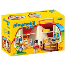Grâce à la multitude des univers proposés, les figurines playmobil séduisent aussi bien les petites filles que les petits garçons. Playmobil 70180 Playmobil 1 2 3 Centre Equestre Transportable Cdiscount Jeux Jouets