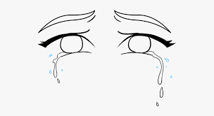 Crying eyes can sometimes be a very beautiful thing because they could be tears of joy. Crying Eyes Drawing Easy Hd Png Download Kindpng