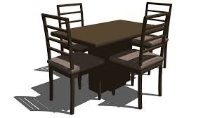 Find dining tables & chairs in a variety of styles and sizes at ikea. Dining Table 4 Seater 3d Warehouse