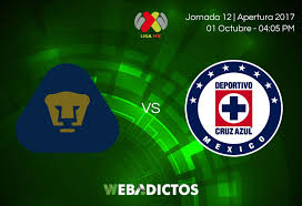 El cruz azul del goleador uruguayo jonathan rodríguez recibirá este jueves a los pumas unam del atacante argentino juan ignacio dinenno, en el cruz azul barrió a tigres en el duelo de ida de cuartos de finales, pero fue conservador en el de vuelta, confiado en la ventaja que obligaba a su rival. Pumas Vs Cruz Azul Jornada 12 Del Apertura 2017 Resultado 1 4