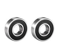 uxcell 6001-2RS Ball Bearing 12mm x 28mm x 8mm Double Sealed 180101 Deep Groove Bearings High Carbon Steel Z1 2pcs