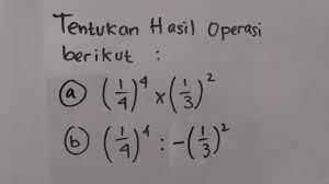 2 cara mengubah pangkat pecahan negatif menjadi positif dan sebaliknya. Cara Menghitung Bilangan Pecahan Berpangkat Matematika Smp Youtube