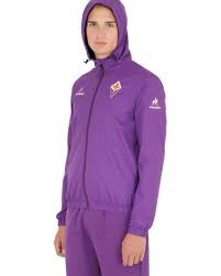 Le Coq Sportif Official Acf Fiorentina Windbreaker In Purple Lyst