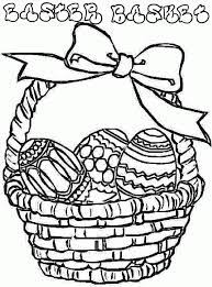 Easter basket coloring page images. Easter Basket Coloring Page Coloring Home