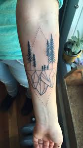 Parksville's friendly neighbourhood tattoo parlour situated on vancouver island! Geometric Landscape Tattoo By Vanessa Dong Vancouver Bc Landscape Tattoo Sun Tattoo Tattoos