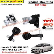 Encuentra honda civic usados desde $ 3.200.000. Engine Mounting Honda Civic Sna Sng Fd 1 Fd 2 1 8 2 0 Auto Transmission 1 Year Warranty Shopee Malaysia