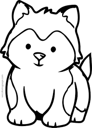 A cute husky dog eps 10 a cute husky dog jpg 6251 x 3751 happy. Cool Husky Baby Coloring Page Zoo Animal Coloring Pages Farm Animal Coloring Pages Dog Coloring Page