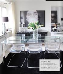 Love The Look Of This Perhaps I Need To Go In This Direction For Dining Area Dining Room Interiors Glass Dining Room Table Modern Glass Dining Table