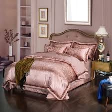 Ariston rose gold bedroom set | rose gold bedroom, gold. Fancy Rose Gold Victorian Gothic Style Indian Inspired Sophisticated Embroidered Satin Full Queen Size Bedding Sets Hipsterbedding Com